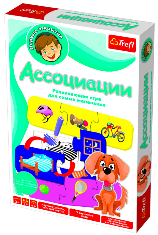 

Ассоциация, настольная игра, Trefl (12-38886)