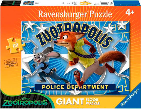 

Пазл Зоотрополис Джуди и Ник, 60 эл., Ravensburger (12-27220)