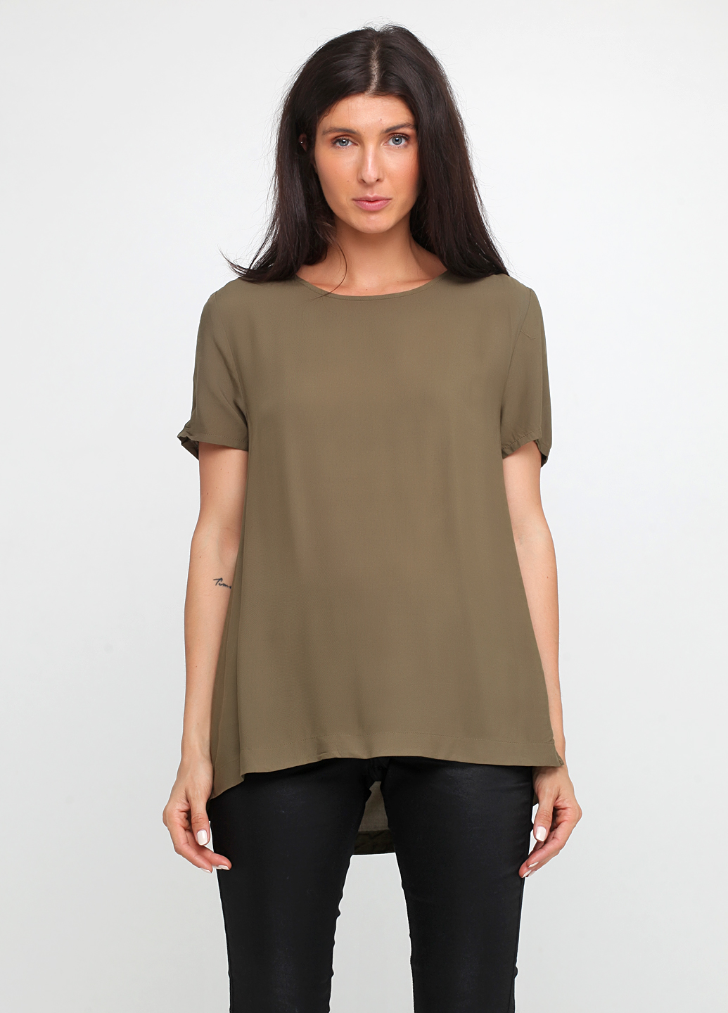 

Блузка H&M  Хаки 0514577_х_03, Блузка H&M 34 Хаки 0514577_х_03
