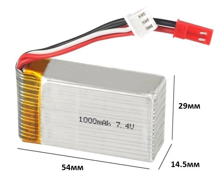

Аккумулятор 2S Li-Po 2S 7.4v 1000 mAh
