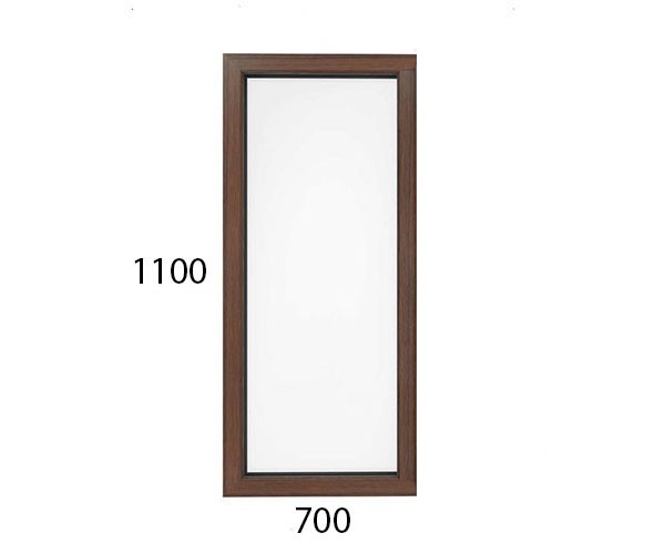 

Окно металлопластиковое WDS 6S - глухое 700х1100мм в ламинации "Золотой дуб"