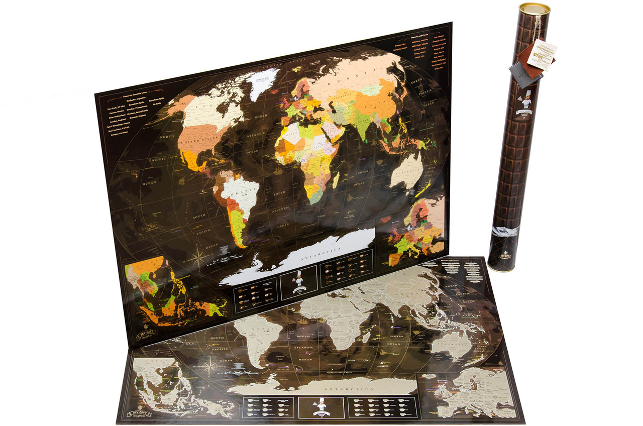 

Скретч карта My Map Chocolate Edition