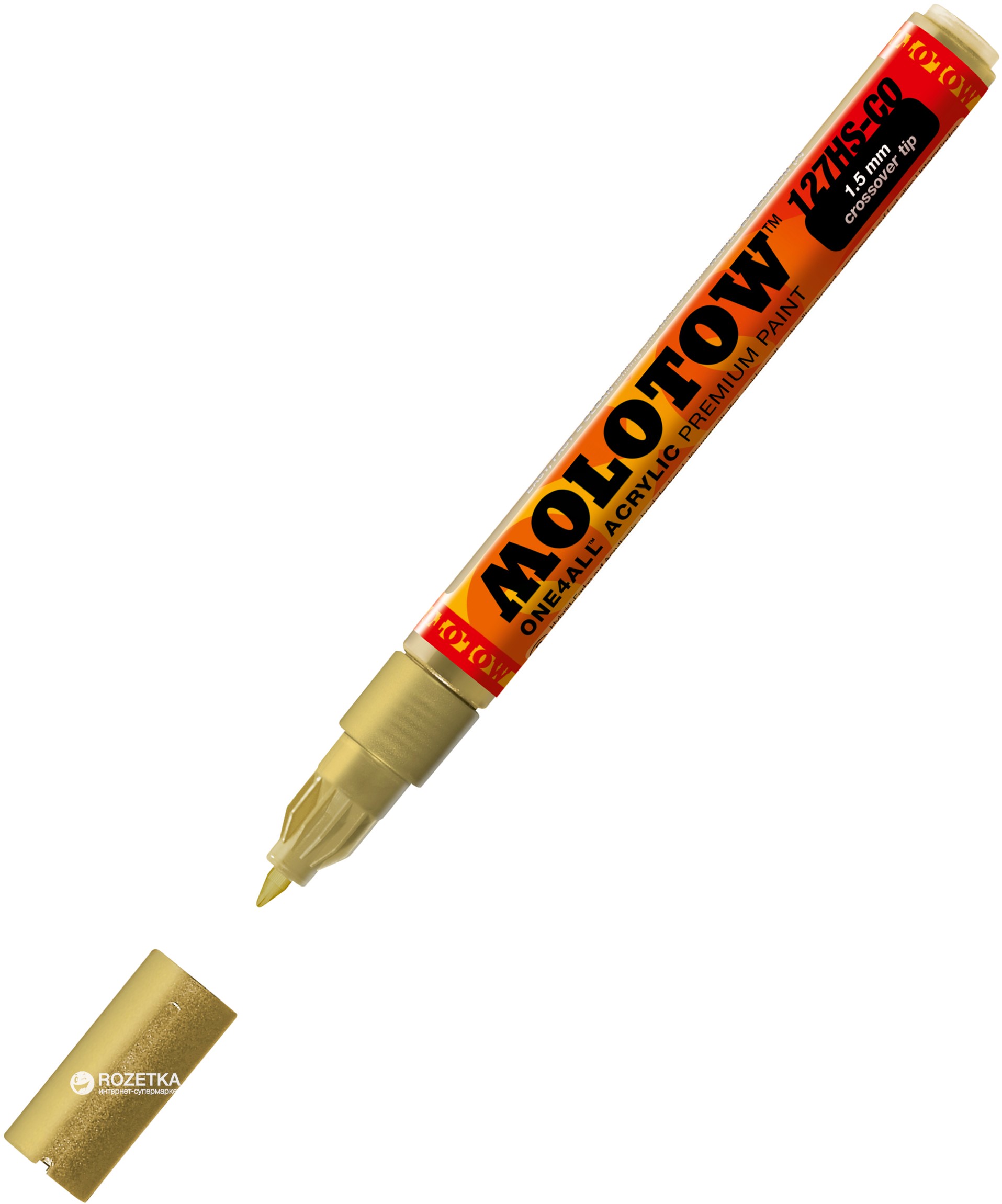 

Маркер акриловый Molotow One4All 127HS-CO 1.5 мм Золото (MO127506)