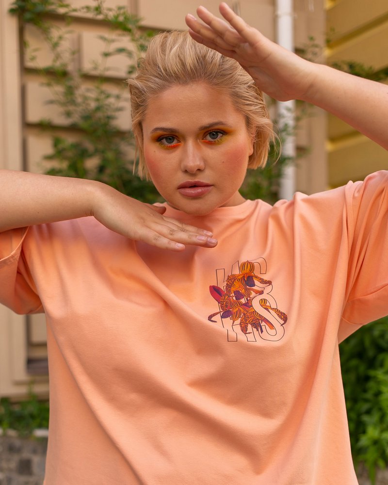 

Укороченная футболка oversize 3XL (ФБ-058-028-254 - 47684)