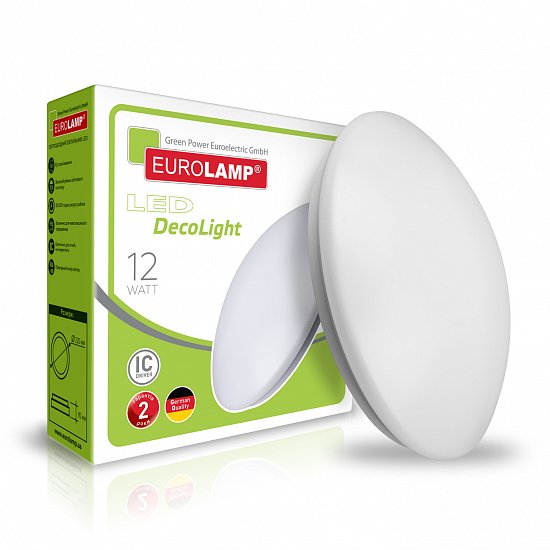 

Светодиодный светильник EUROLAMP круглый DecoLight 12W 4000K (LED-NLR-12W(A))