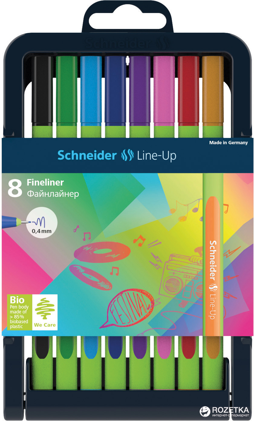 

Набор лайнеров Schneider LINE-UP 8 цветов (S191098)