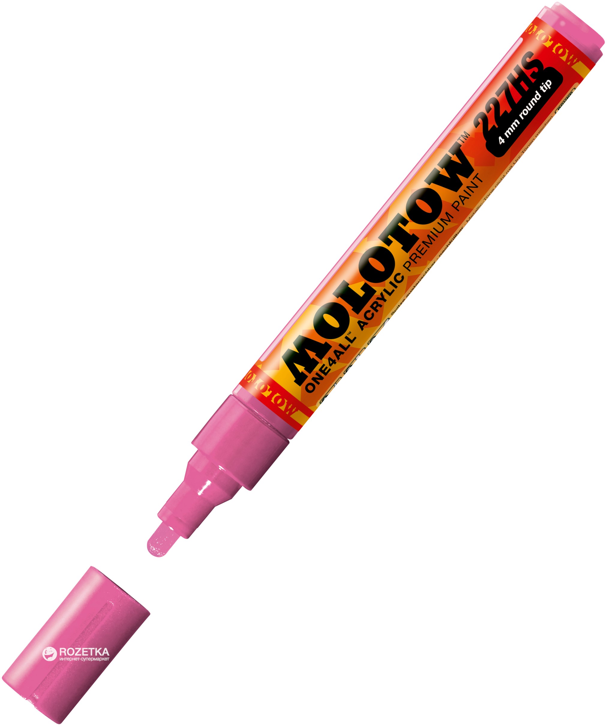 

Маркер акриловый Molotow One4All 227HS 4 мм Розовый (MO227237)