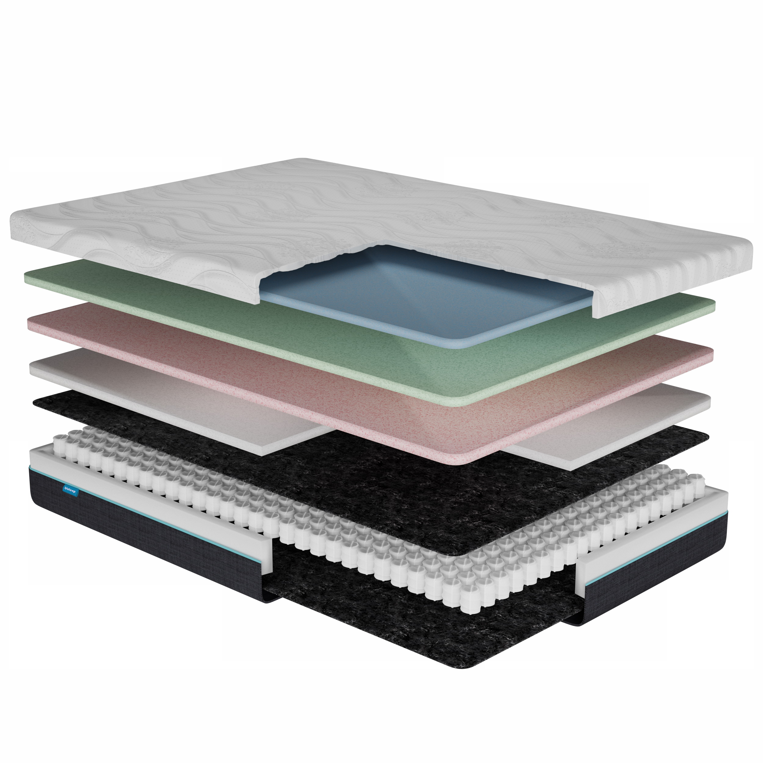 

Пружинный ортопедический матрас Sirmione Usleep 90х200