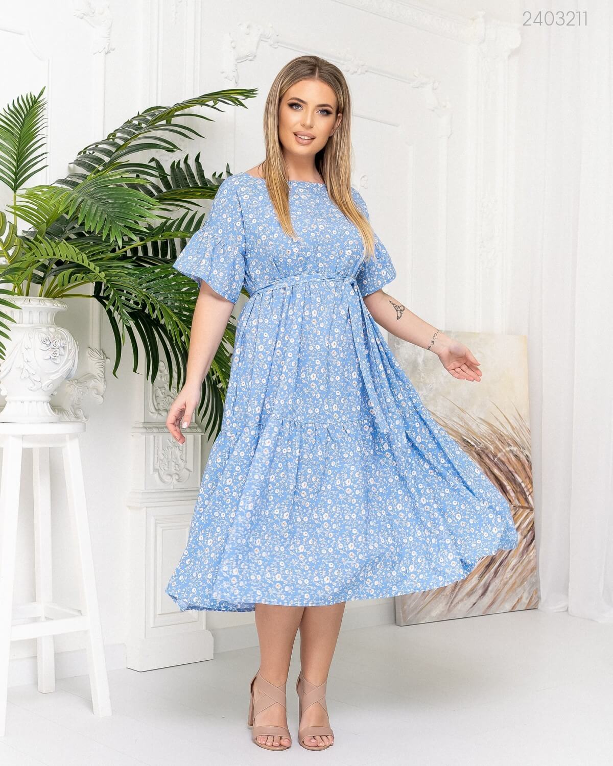 

Платье PEONY Гоа 50 голубой