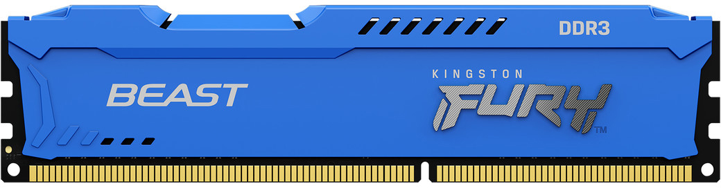 

Оперативная память Kingston Fury DDR3-1600 8192MB PC3-12800 Beast Blue (KF316C10B/8)