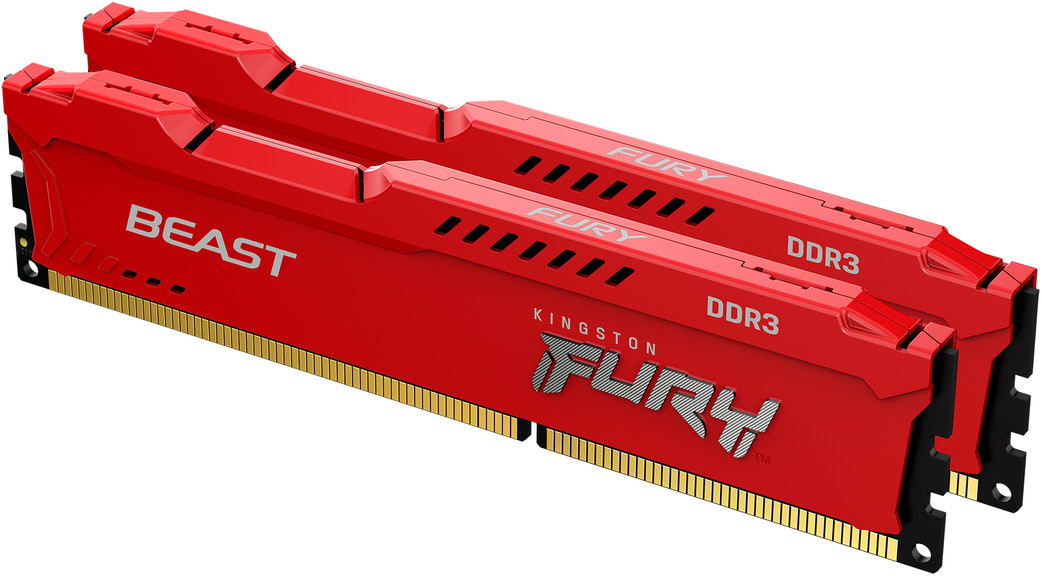 

Оперативная память Kingston Fury DDR3-1600 16384MB PC3-12800 (Kit of 2x8192) Beast Red (KF316C10BRK2/16)