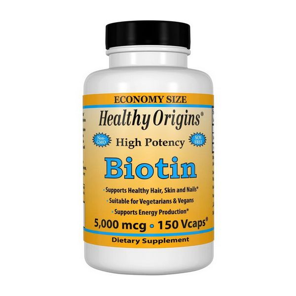 

Биотин Healthy Origins Biotin 5000 mcg 150 капсул