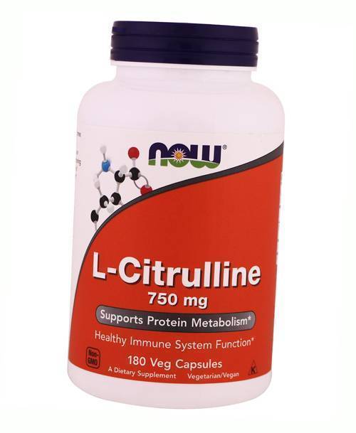 

Цитруллин, L-Citrulline 750, Now Foods 180вегкапс (27128005)