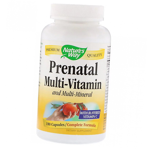 

Мультивитамины для беременных, Prenatal Multi, Nature's Way 180капс (36344100)