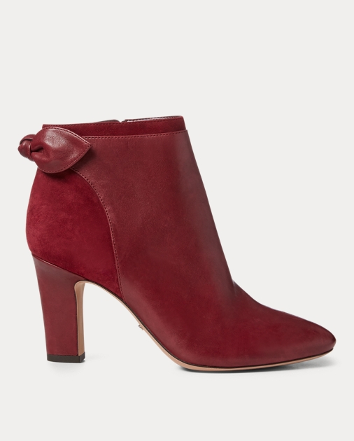 

Ботильоны Ralph Lauren Breanne Bootie Suede Red размер 39 стелька 25.7 см бордовый (SW-0269)