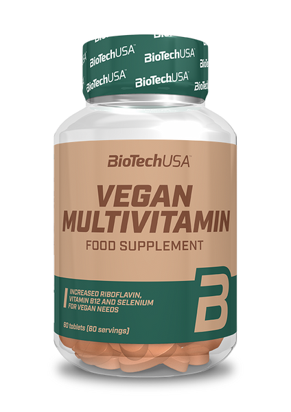 

Комплекс витаминов BioTech Vegan Multivitamin 60 таблеток