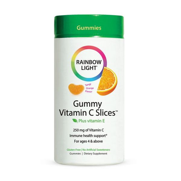 

Витамин C Rainbow Light Gummy Vitamin C Slices 90 жевательных таблеток таблеток