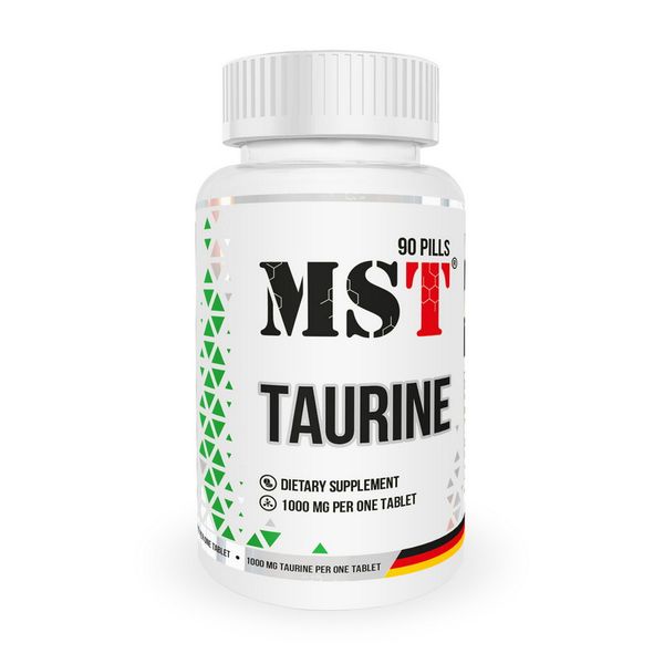 

Таурин MST Taurine 1000 mg 90 таблеток