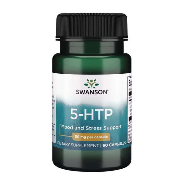 

5-гидрокситриптофан Swanson 5-HTP 50 mg 60 капсул