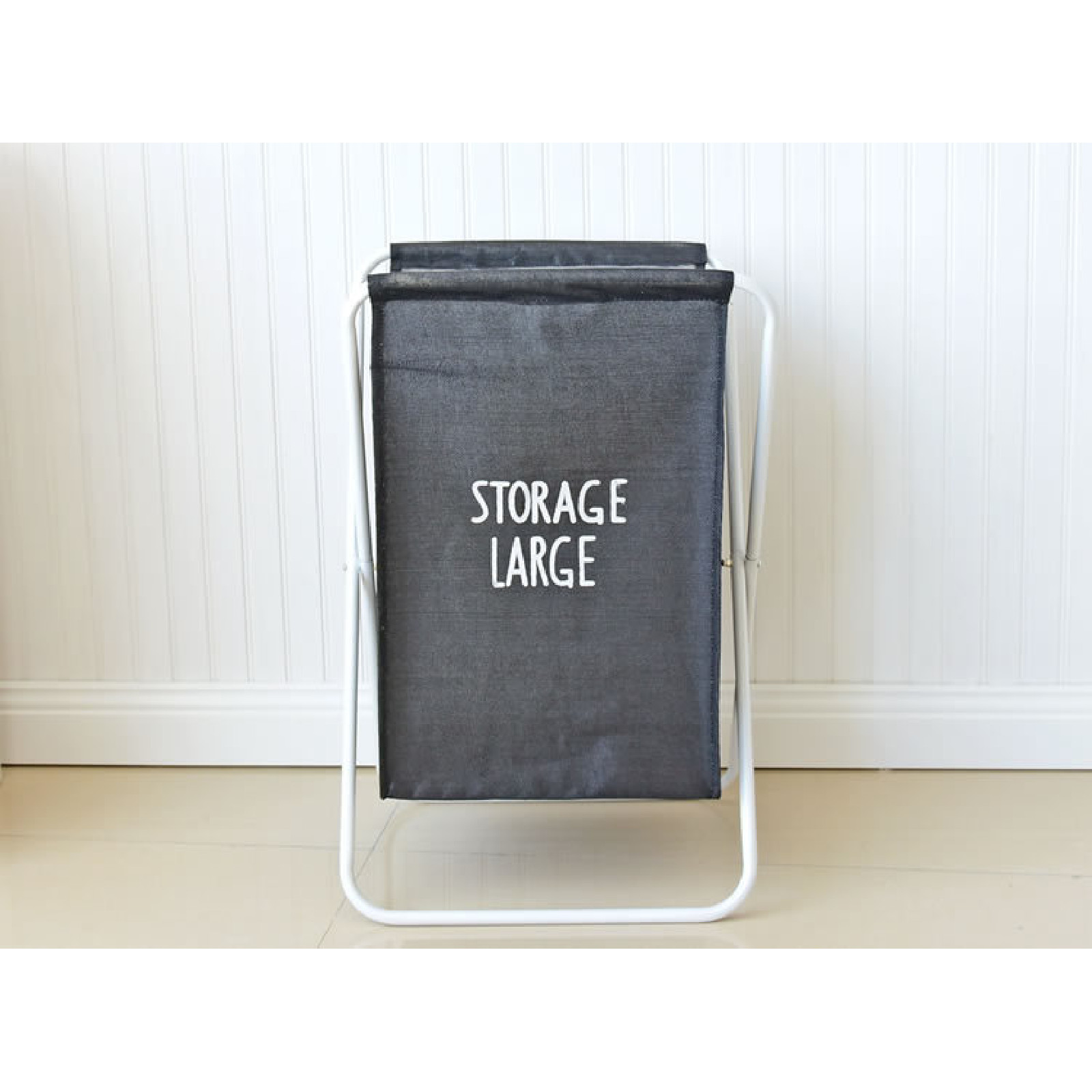 

Корзина для белья складная игрушек черная Storage Large (K675 )