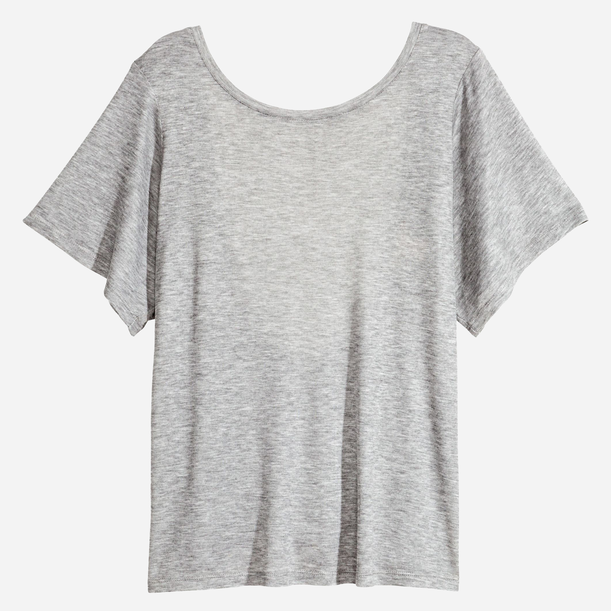 

Футболка H&M 4454197  Серая, Футболка H&M 4454197 34 Серая