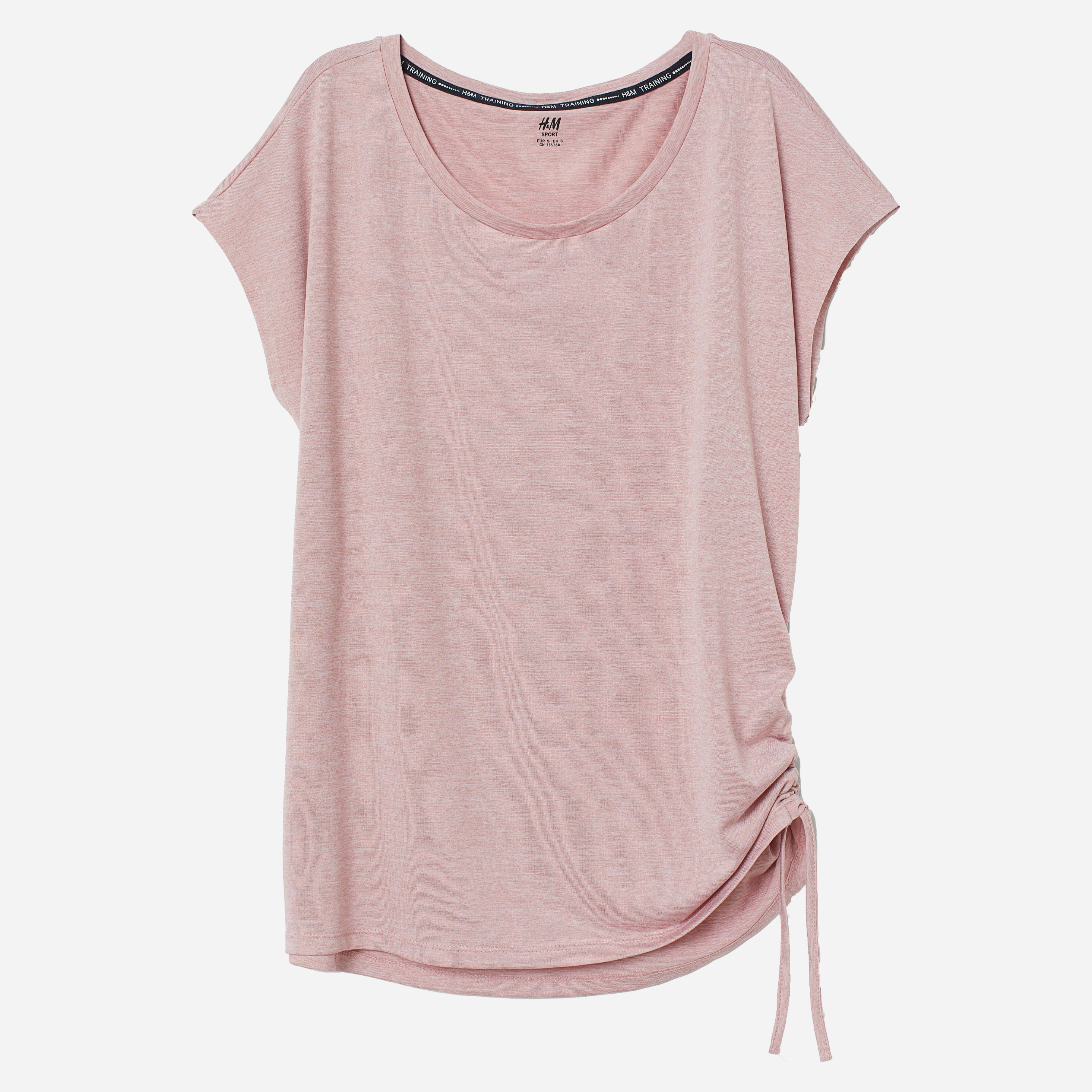

Футболка H&M 07572860 XS Розовый меланж