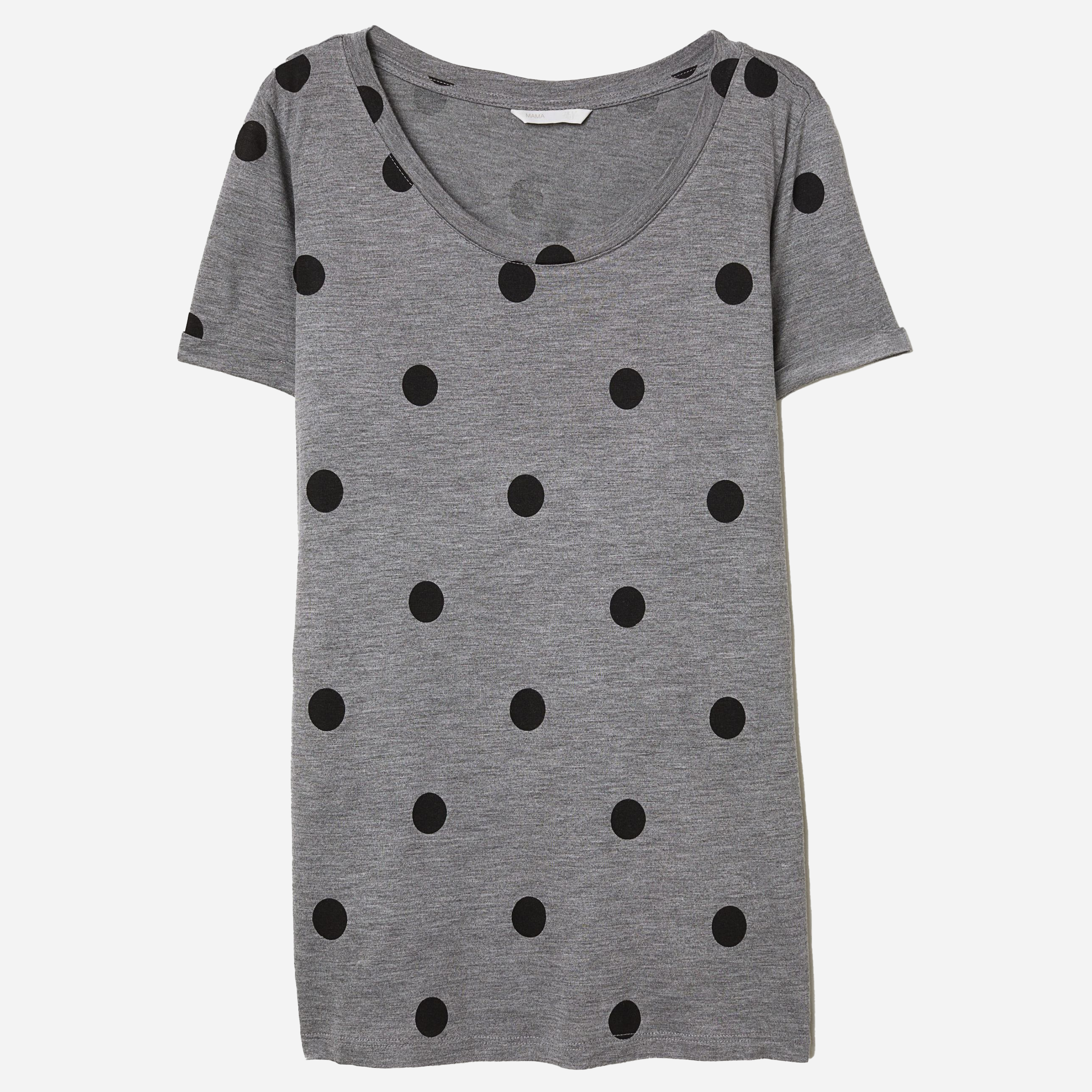 

Футболка для беременных H&M 0695255-8  Серая, Футболка для беременных H&M 0695255-8 L Серая