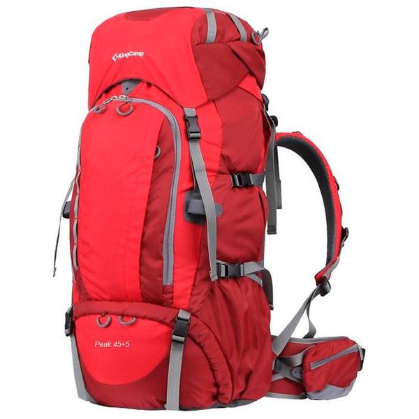 

Рюкзак туристический для длительных походов KingCamp Peak 45+5 Red (KB3250 Red)