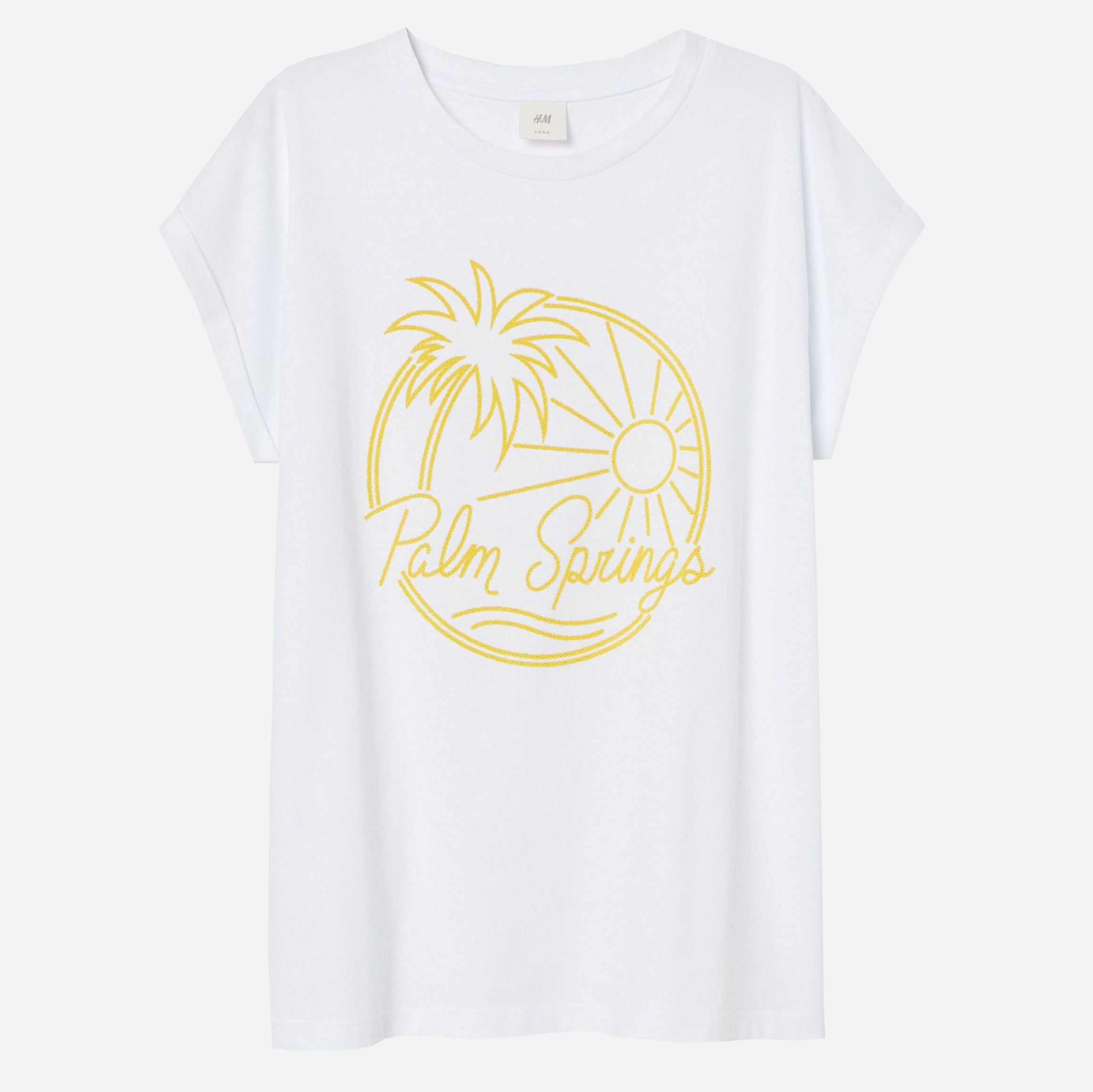 

Футболка H&M 0779630-9 S Белая