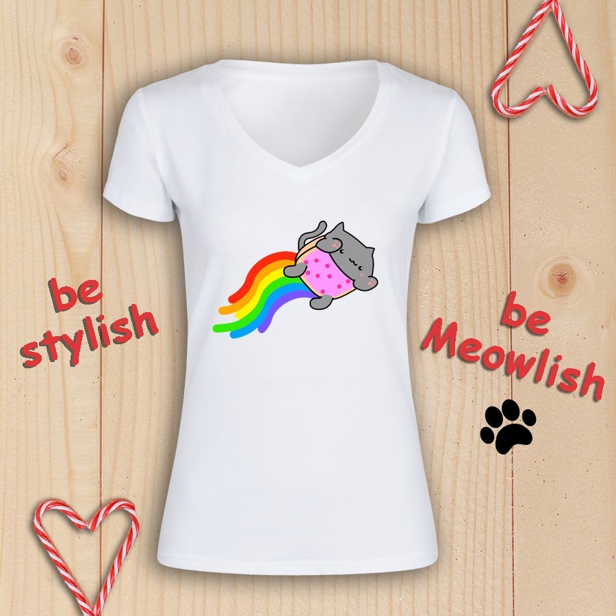 

Футболка 03 SDVU Розмір L з V вирізом Біла з зображенням (НС-9003)