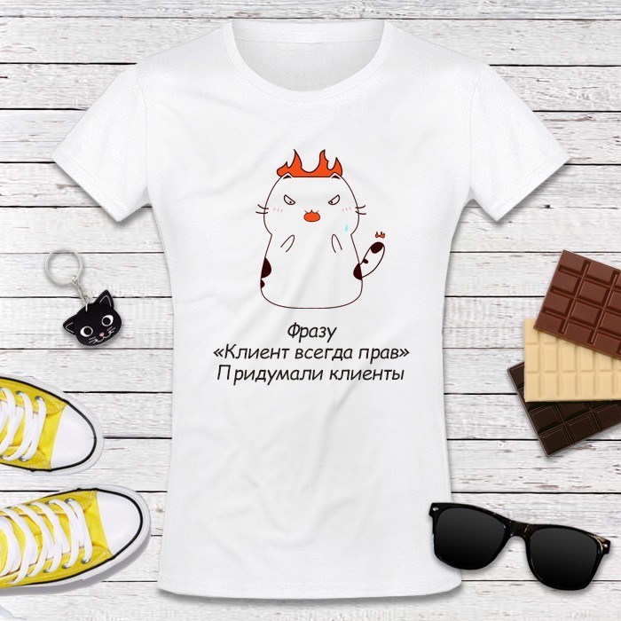 

Футболка 001 ЖЕНСКАЯ SDVU круглый вырез Размер М Белая (OК-0902)