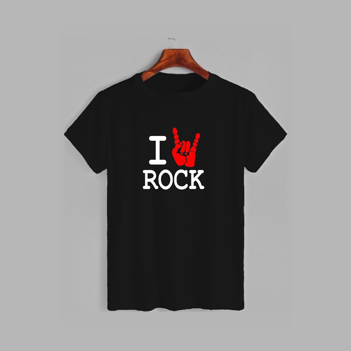 Акція на Футболка Likey I love rock M150-0408 M Чорна від Rozetka