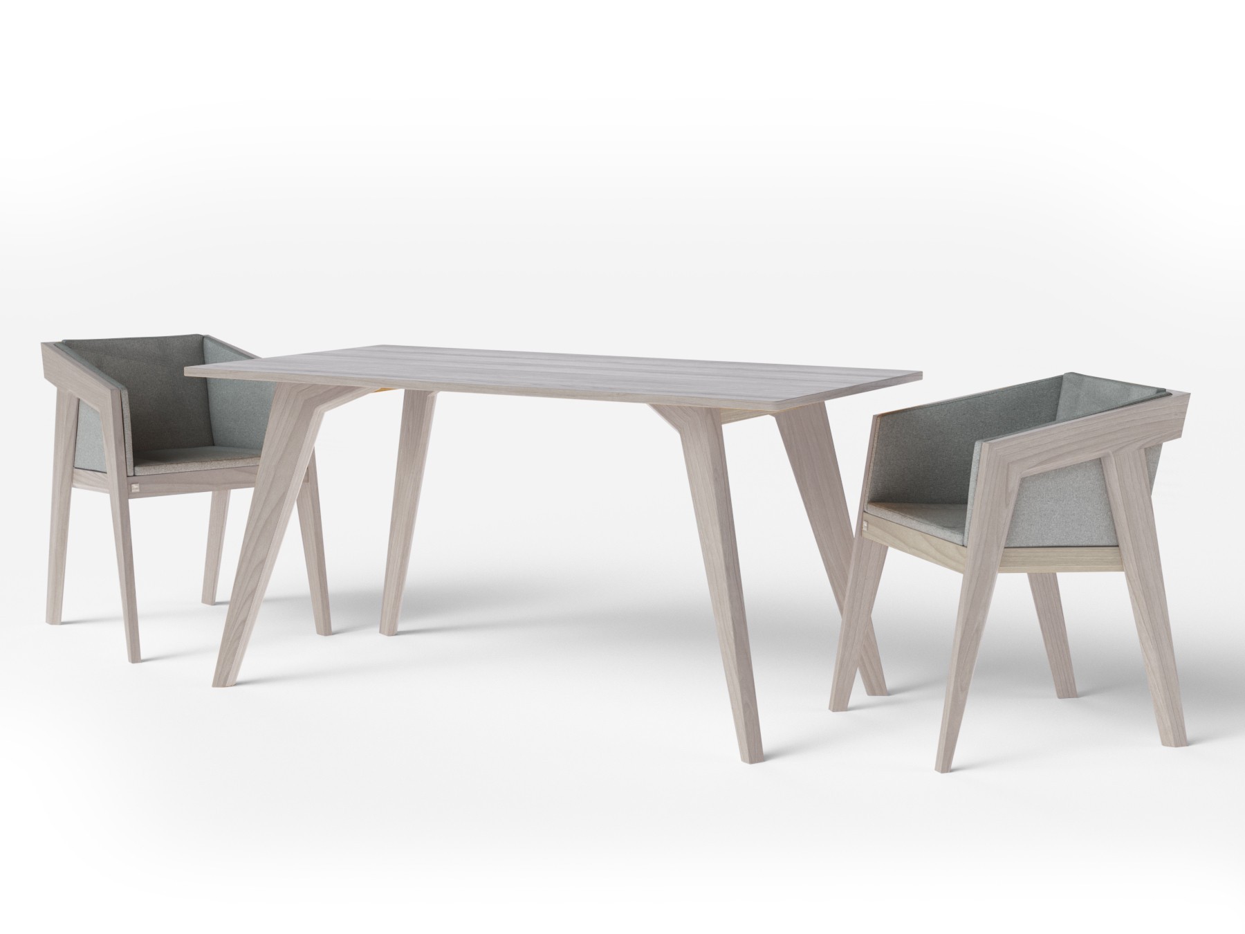 

Стіл обідній Air 2 M KINT Молочний 1200х800х750 мм