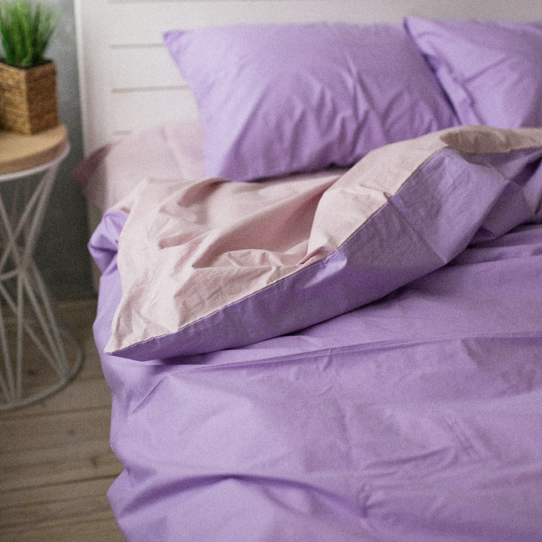 

Простынь Хлопковые традиции двуспальная 180*225 см поплин пудра/лаванда арт.PF20