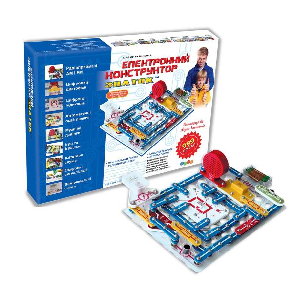 

Конструктор электронный Znatok 999 схем (REW-K001)