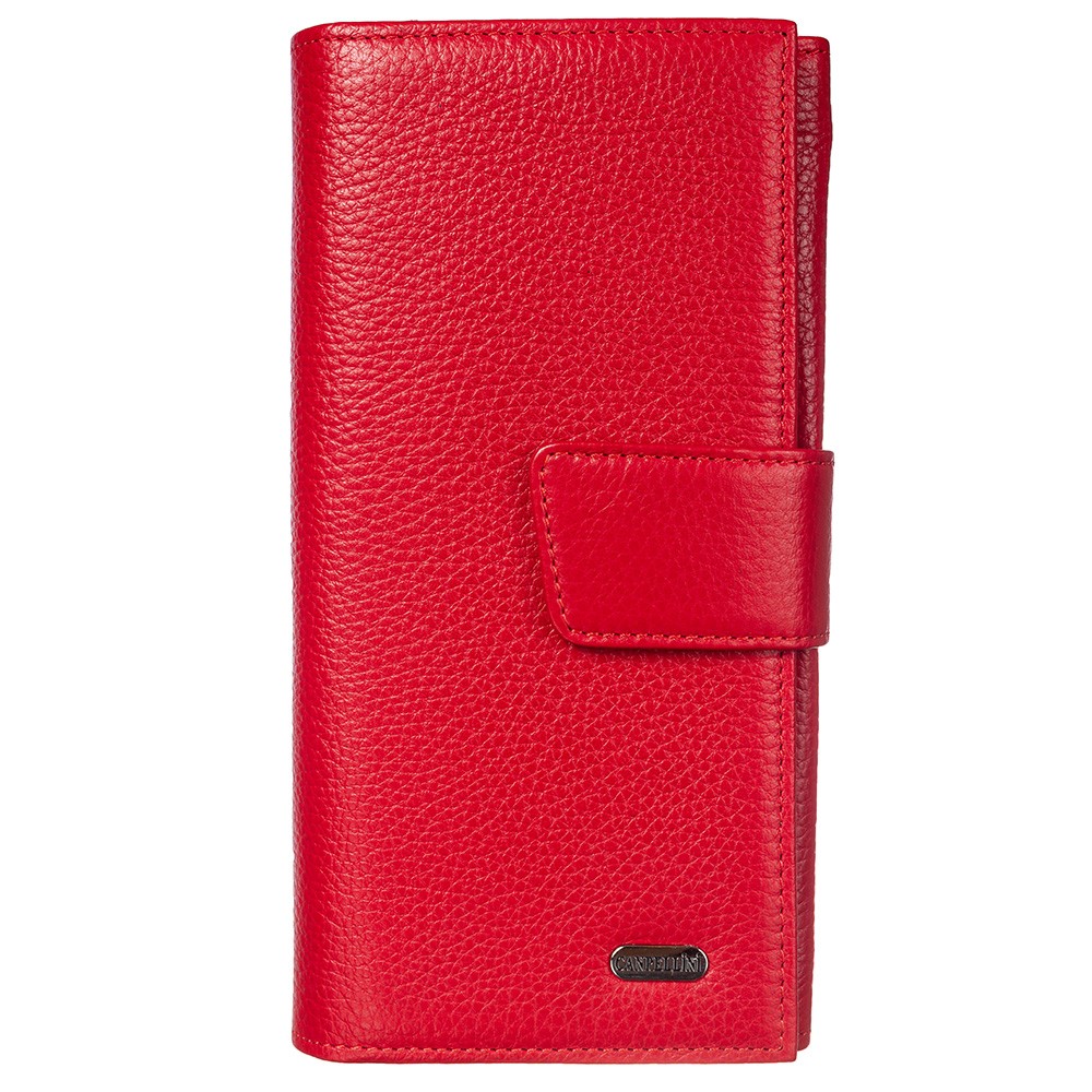 

Кошелек женcкий кожаный CANPEL 700-172 красный флотар