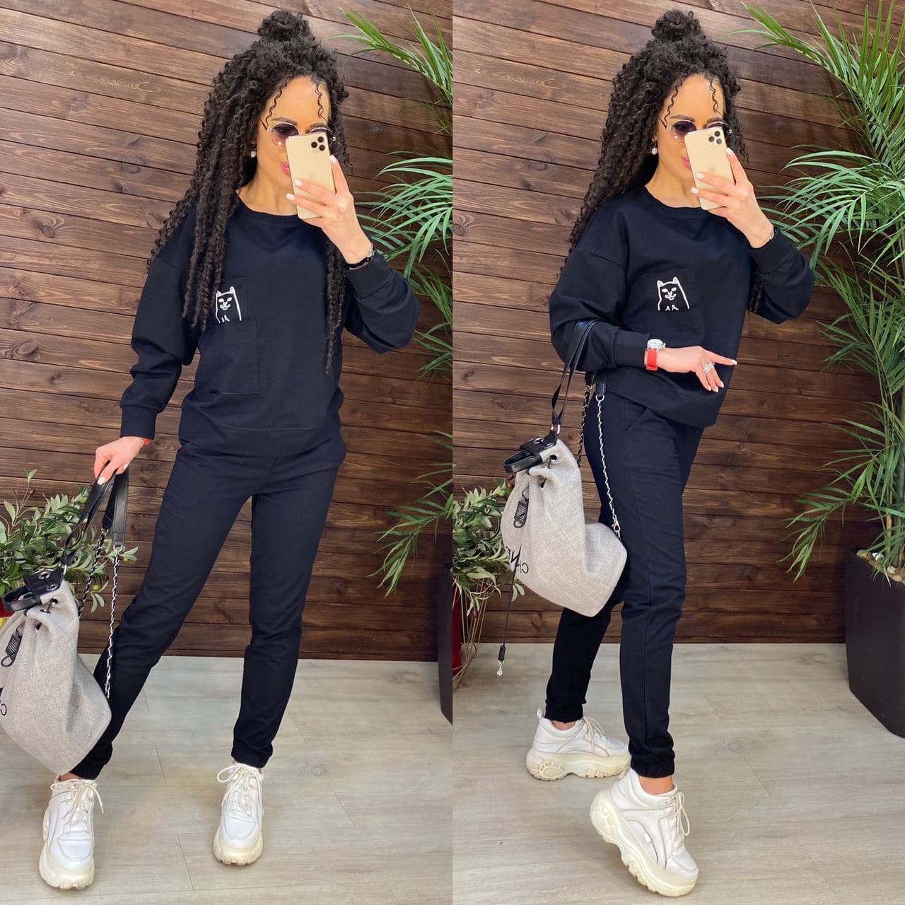 

Fashions • Женский спортивный костюм Meow Fashions 48 темно-синий (№01323тк)
