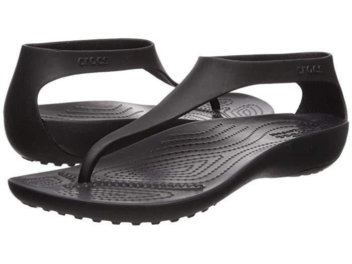 

Сандалии Crocs Serena Flip W7 37-38 черный