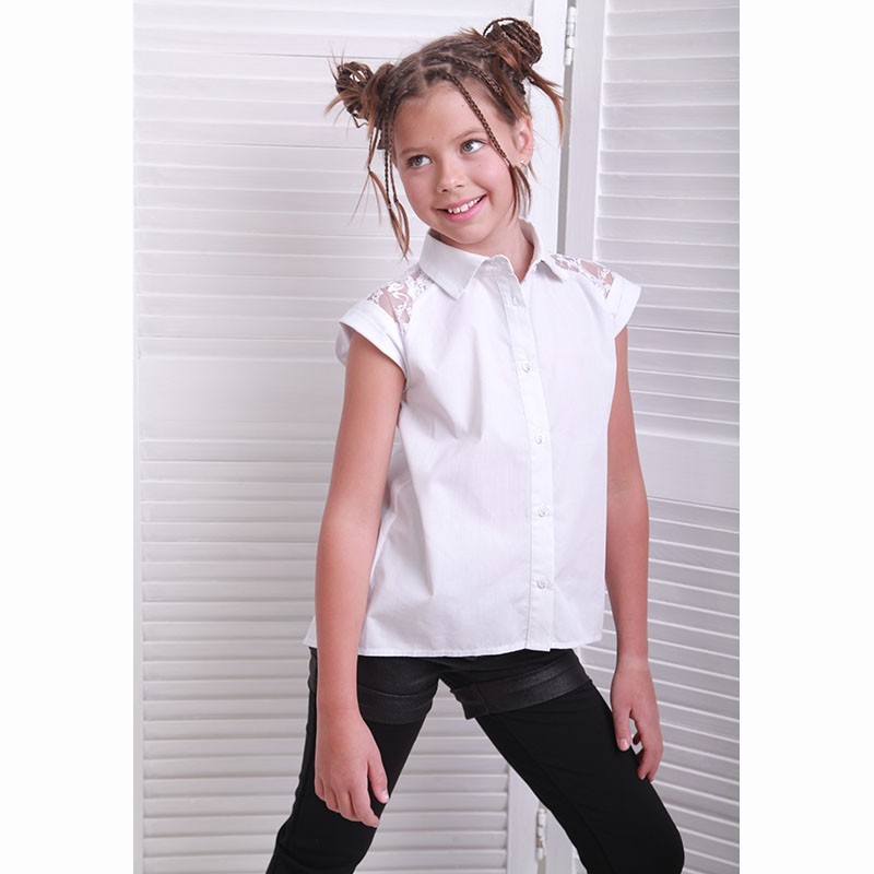 

Блуза Miniboss 122 белая (51-124)