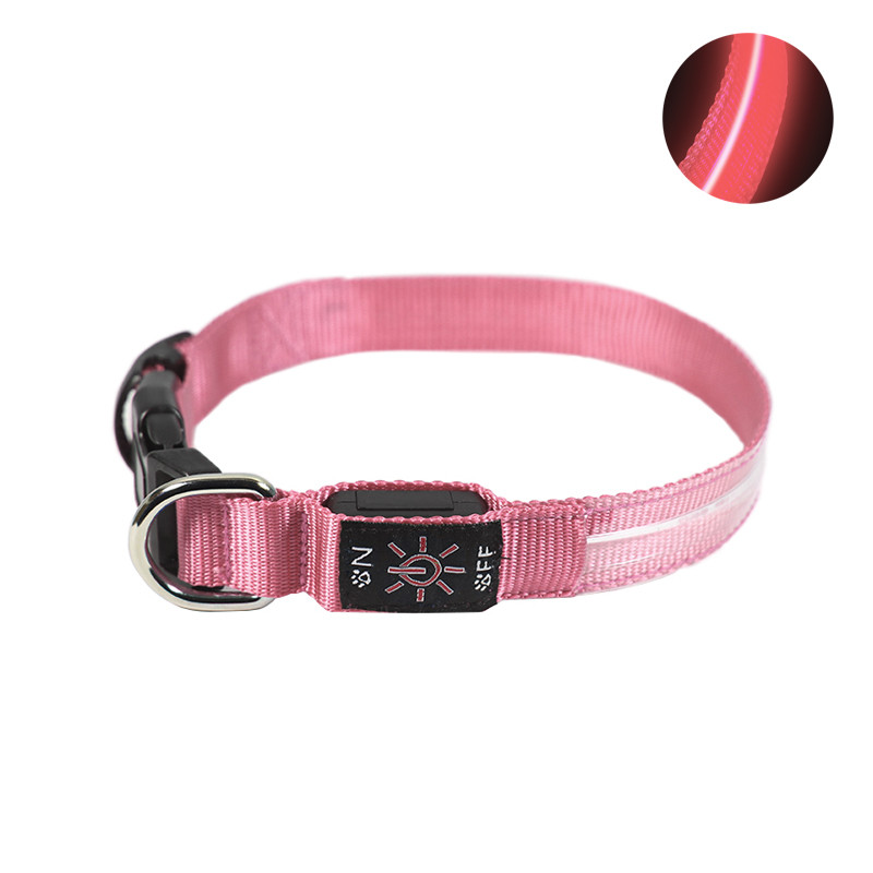 

Ошейник для собак светодиодный Friend CR2032 Pink S светящийся нейлоновый (F_6585-21340)