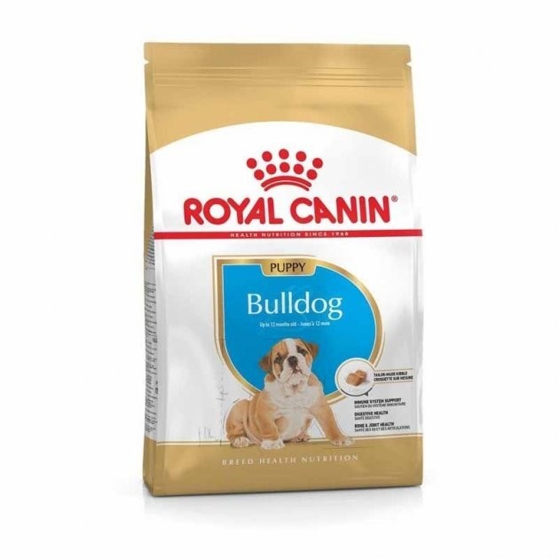 

Сухой корм Royal Canin Bulldog Puppy для щенков до 12 месяцев 12 кг (3182550743891)