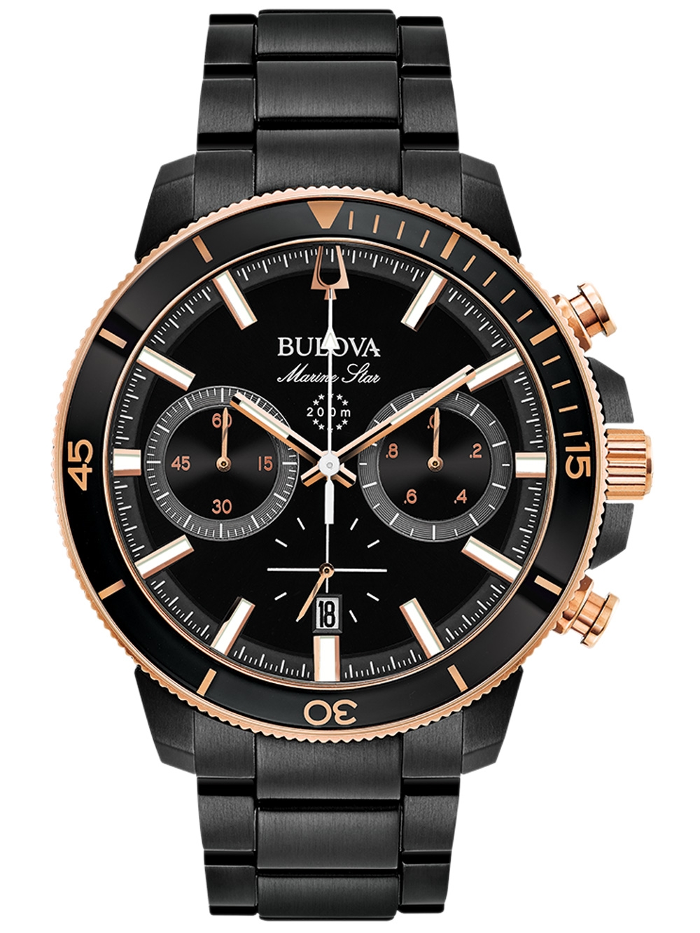 

Часы Bulova 98B302 Marine Star Chronograph 45mm 20ATM