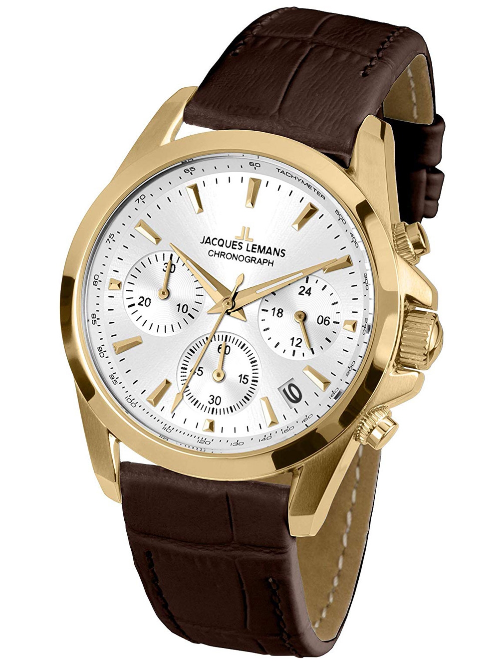 

Часы Jacques Lemans 1-1863ZC Liverpool Chronograph Damen 36mm 10ATM