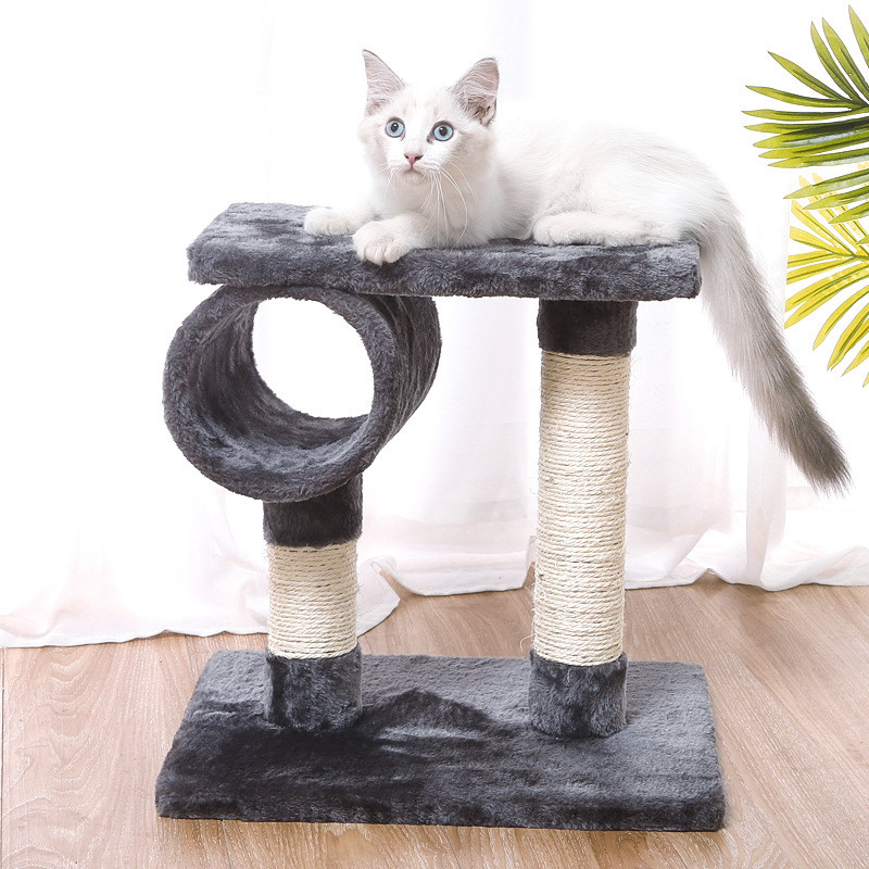 

Когтеточка для кота с полками Taotaopets 046610 Grey 40*40 см (F_6282-21297)