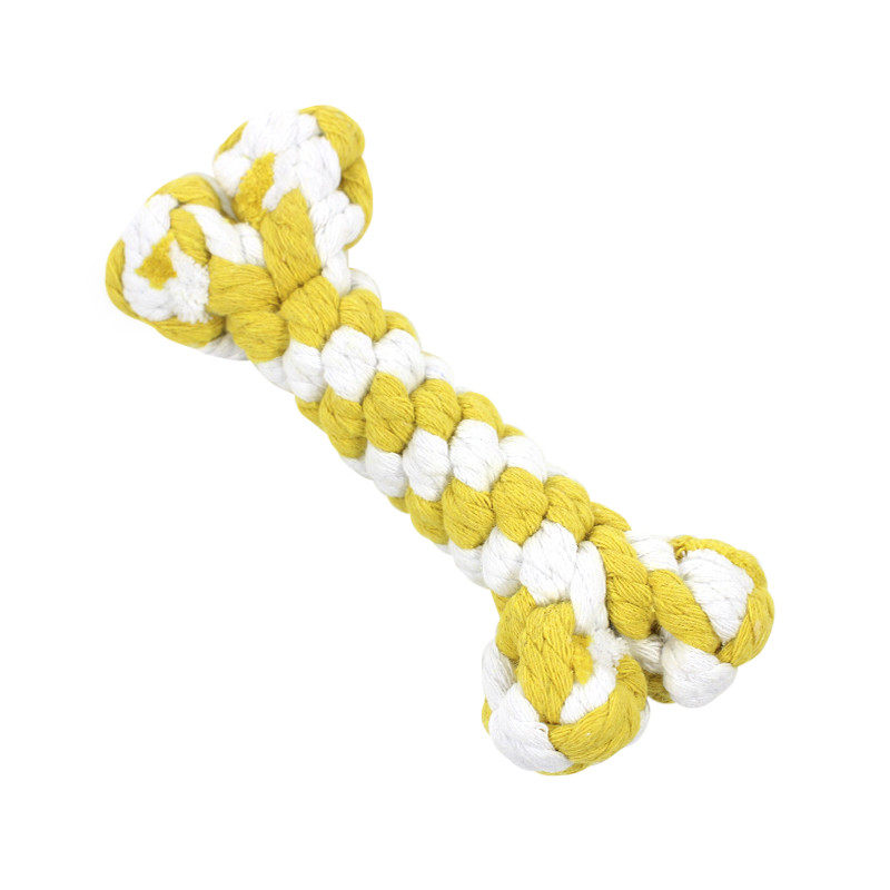 

Игрушка кость Taotaopets 041102 Yellow веревка для собак (F_5307-17547)