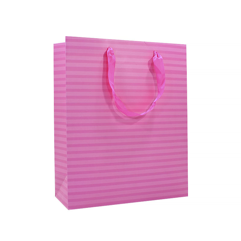 

Подарочный пакет PPW PAPER Lesko ZD013 Pink Stripe Big для подарков (F_7551-25657)