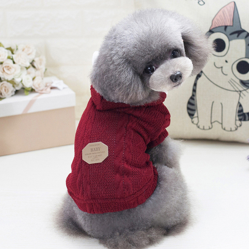 

Кофта для собак с капюшоном Dog Baby EST.1978 Red S (F_6221-20560)
