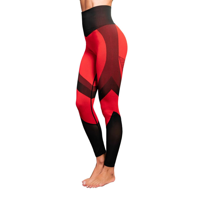 

Лосины женские Lesko The Queen Jane 313 Red L с высокой посадкой для фитнеса занятий спортом (F_6880-24840)
