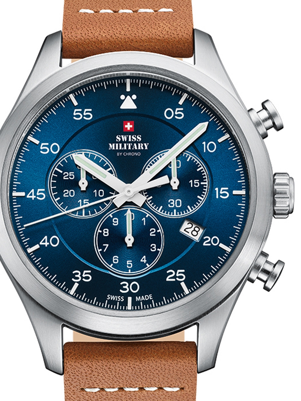

Часы Swiss Military SM34076.06 Chronograph 43mm 10ATM