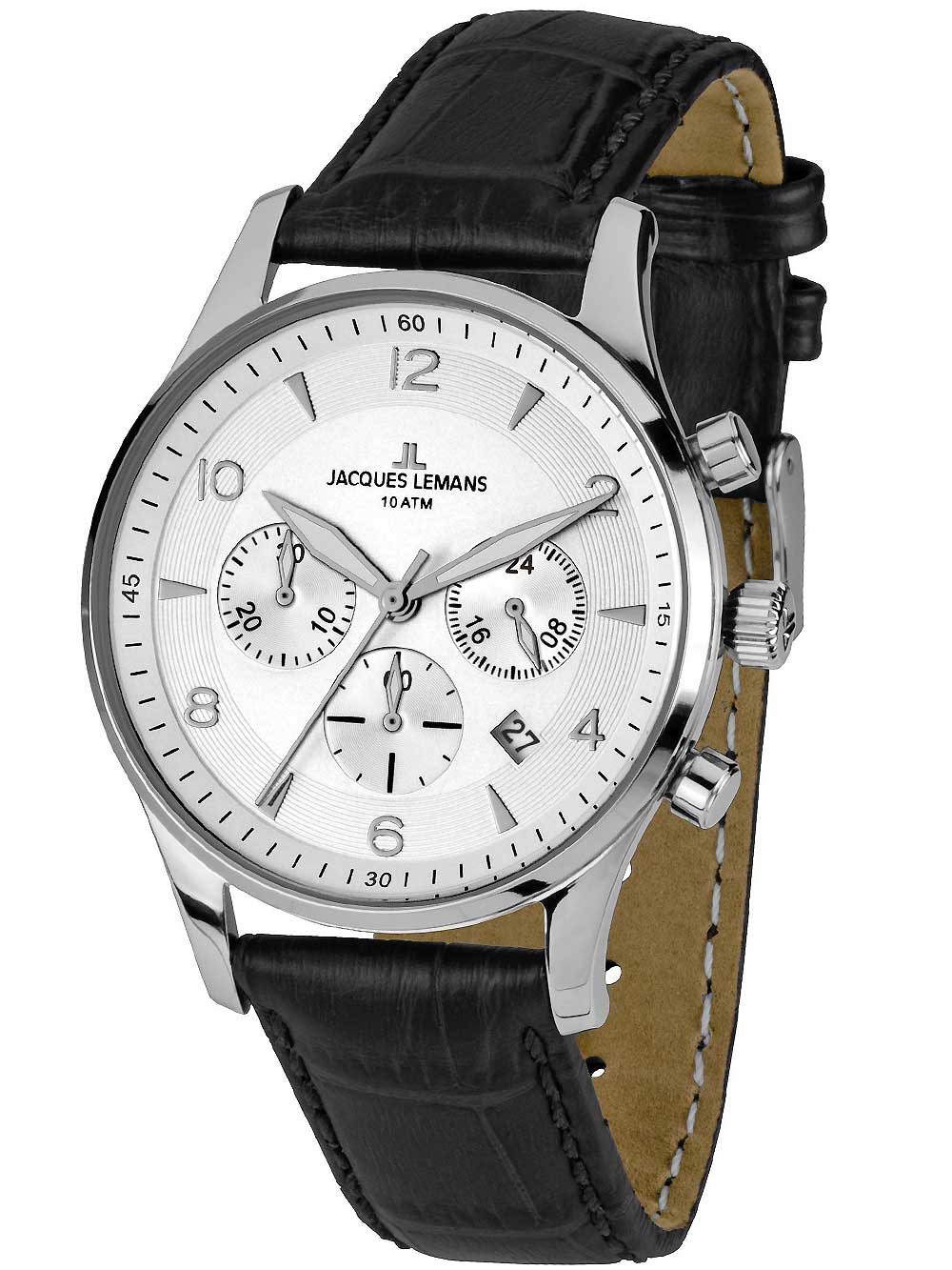 

Часы Jacques Lemans 1-1654B London Chronograph Herren 40mm 10ATM